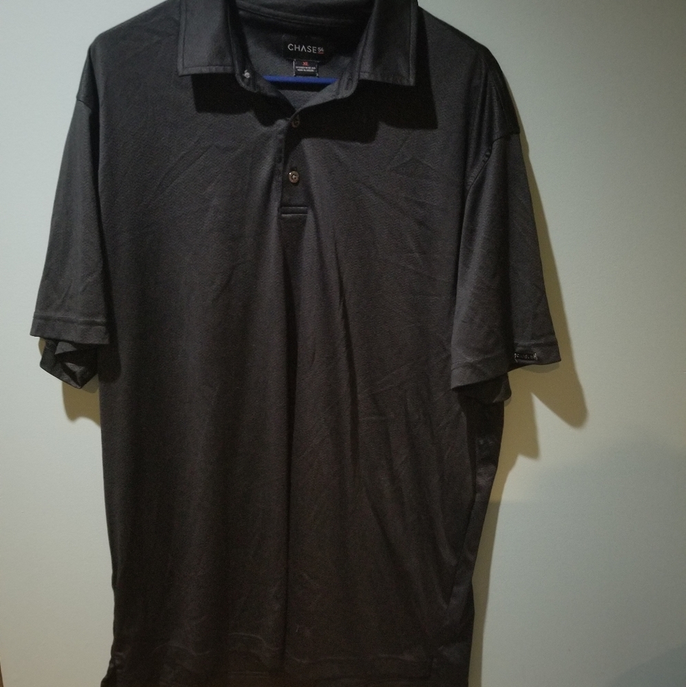 Chase54 chevron print Golf polo Size xl
